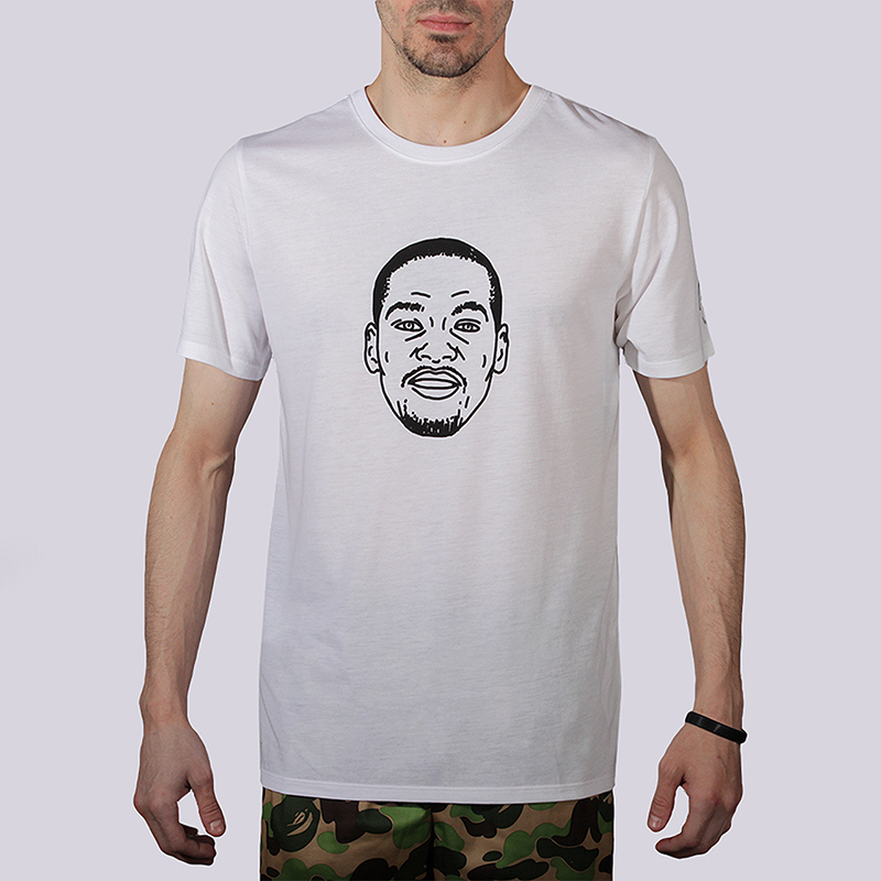 мужская белая футболка Nike Dry Tee Durant Face 899443-100 - цена, описание, фото 1